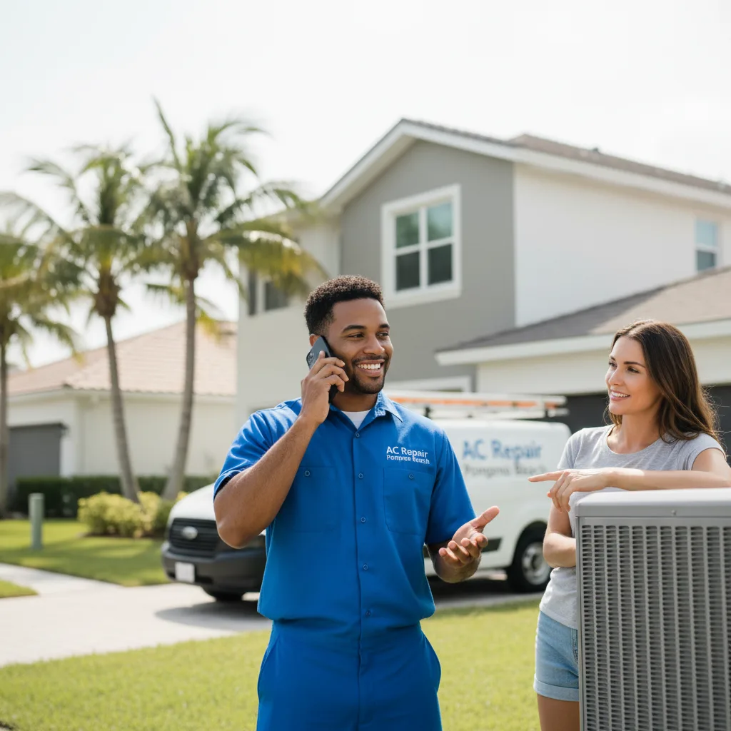AC Repair Pompano Beach customer support in Winder